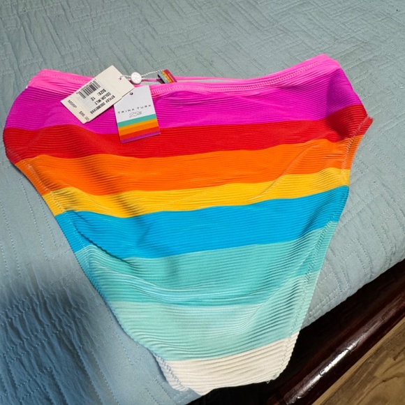 Trina Turk Bikini Bottoms.  Size 12, Multi Color - Picture 3 of 4